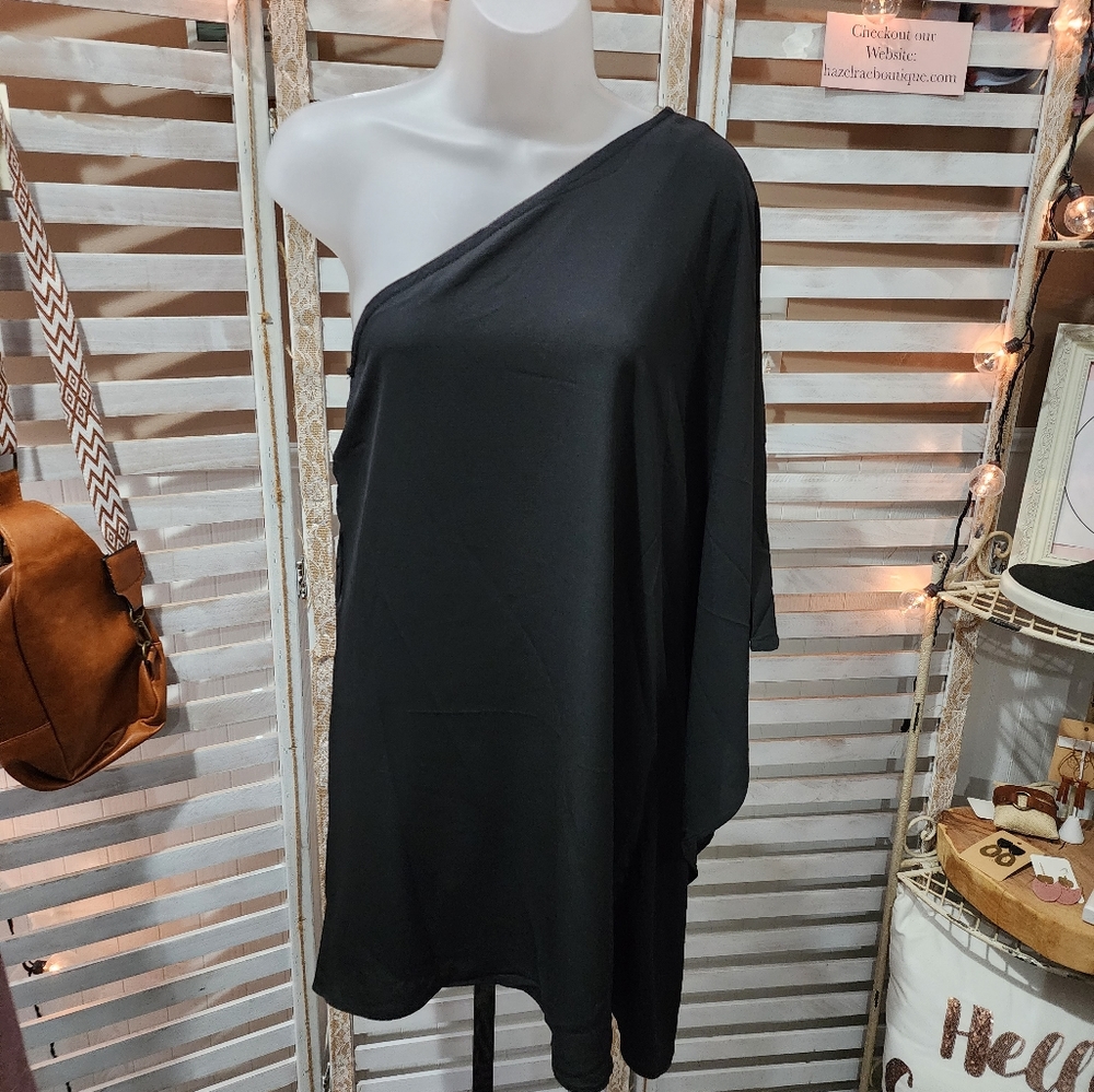 Petite One Shoulder Dress